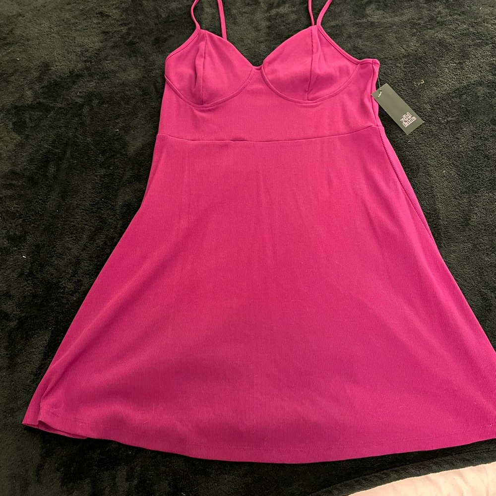 Wild Fable Magenta Slip Dress